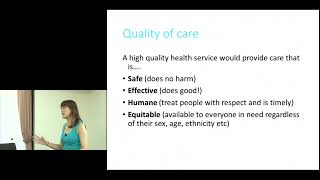 KUSPH “Introduction of Health Services Course,Talk4” Dr.Esther Kwong (LSHTM) Ch.1