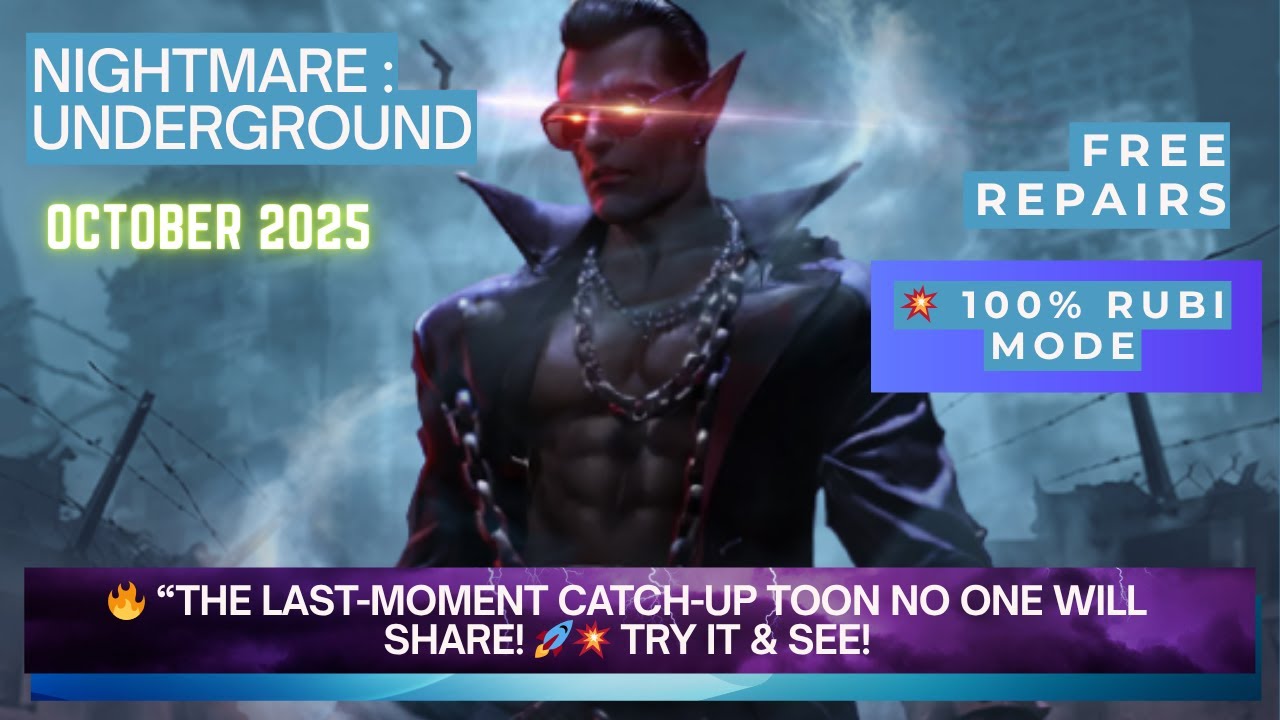 Tactical Track 🚀  LAST-MINUTE CATCH-UP TOON 💥 FREE Repair - War Commander NIGHTMARE:UNDERWORLD Event