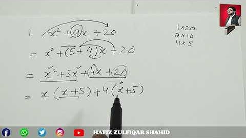 Grade 10 |Math(Arts Group)| Unit No 2{Factorization}Ex 2.3 #maths  #hafizzulfiqarshahid