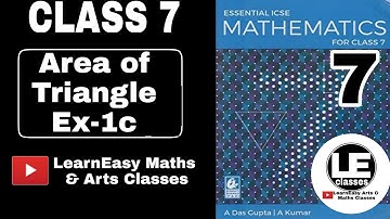 Perimeter and Area Ex-1c Class 7 Mensuration | Essential ICSE mathematics for class 7 | A Das Gupta
