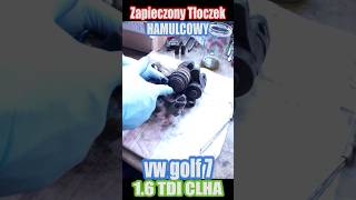 Zapieczony Tłoczek Hamulcowy VW Golf 7 CLHA #mechanik #golf #caliper #brakecar #repair #fixcaliper