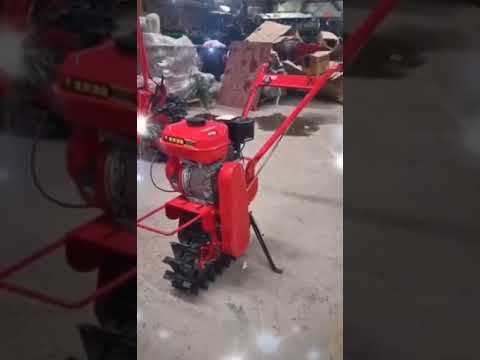 شاهد ماكينة الحراثة اليدويه