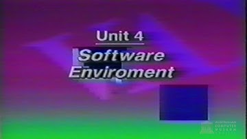 VAX Unit 4 - Software Environment (1988 VHS)