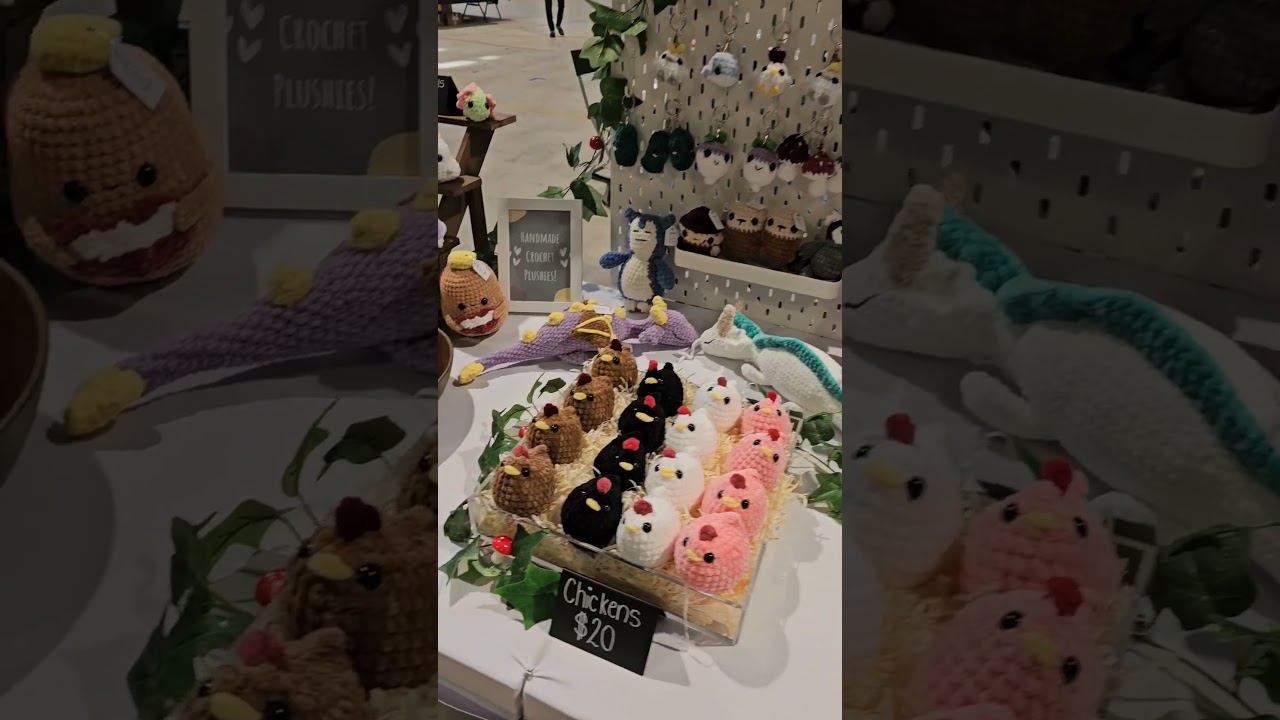 My Latest Crochet Market table! 🧶 