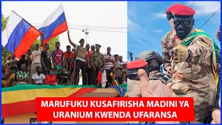Serikali Ya Kijeshi Ya Niger Yauzuia Usafirashaji Wa Uranium Kwenda Ufaransa Niger Coup Dtat 2023