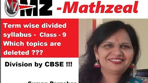 Latest update by CBSE//termwise syllabus division//Deleted topics??//Deleted Chapters??// Class -9