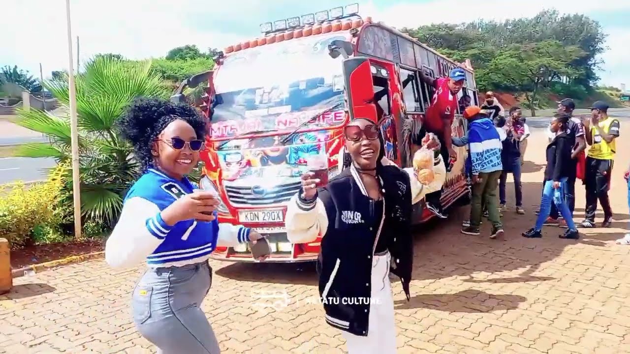 TWO MATATUS IN COUNTY SIDE