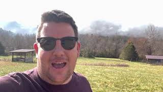 Pogue Mountain fire in McDowell County, North Carolina