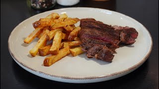 How To Cook A Perfect Steak with the Best French Fries At Home #steak #frenchfries