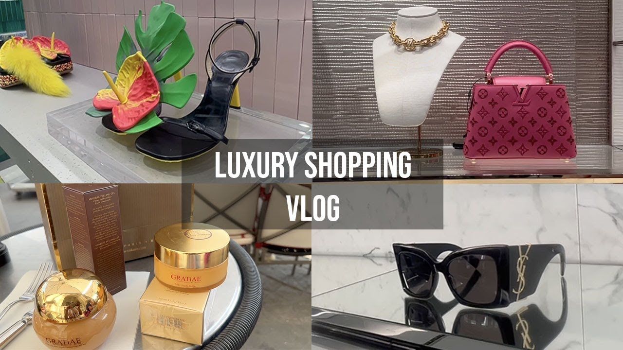 Luxury shopping VLOG in Paris - LV, Loewe, YSL, Jimmy Choo .... - YouTube