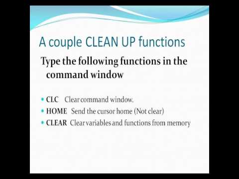 MATLAB Introduction for beginners (10 mins presentation)