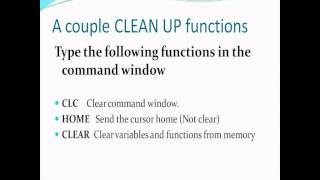 MATLAB Introduction for beginners (10 mins presentation)