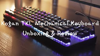 (ENG) $39.99 Kogan TKL Mechanical Keyboard | Unboxing & Review