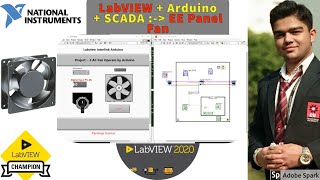 LabVIEW | Arduino project 5 - Electrical Panels Fan | LabVIEW + Arduino |  Labview Interface Arduino