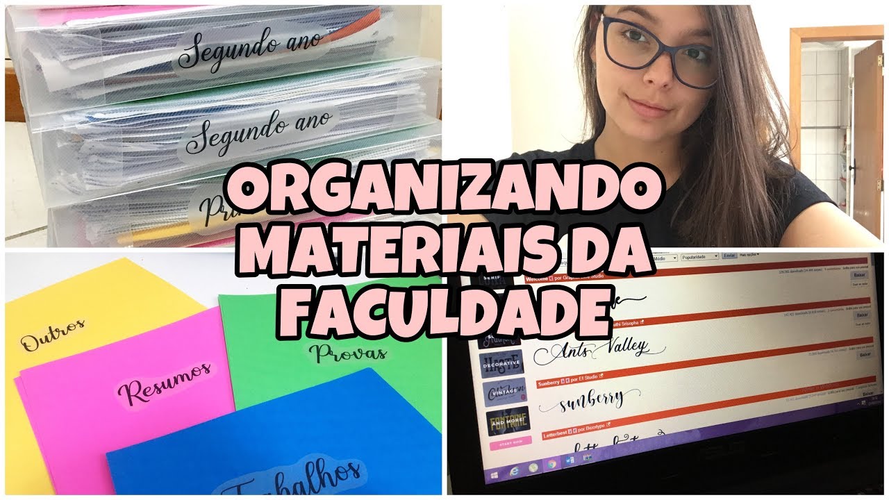 ORGANIZANDO MEUS MATERIAIS DA FACULDADE | Veterinanda