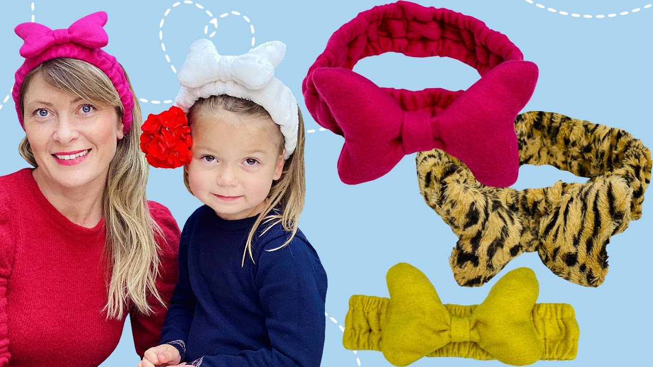 3 Повязки SPA для Макияжа / Руководство По Шитью Легко и Быстро