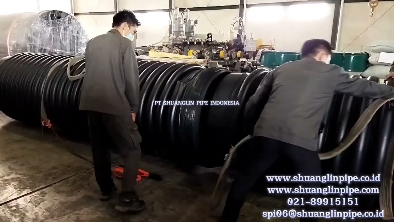 PENYAMBUNGAN PIPA SPIRAL HDPE ID1000 SN8