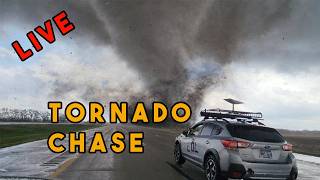 LIVE Tornado Chase In Manitoba
