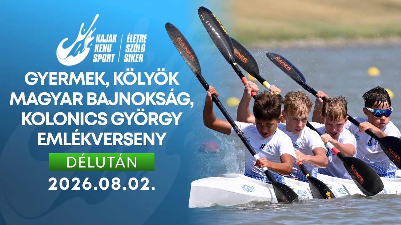 Gyermek, Kölyök Magyar Bajnokság, Kolonics György Emlékverseny - vasárnap délután