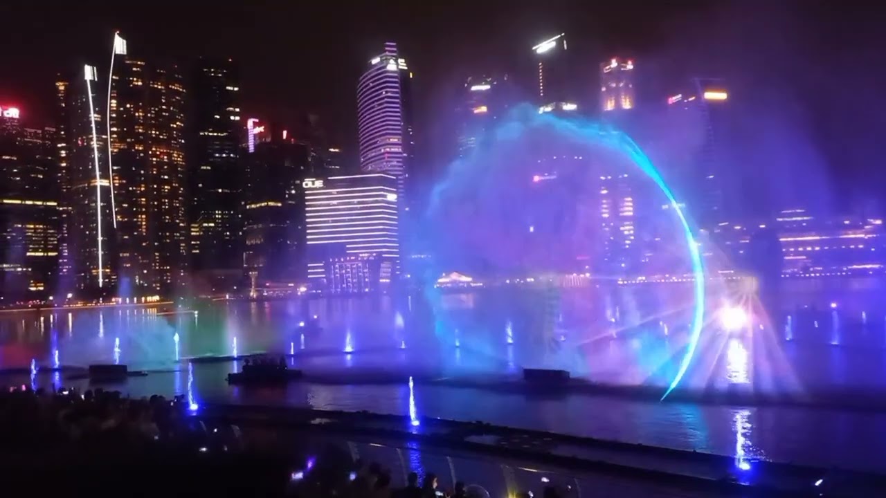The amazing light show at marina bay YouTube