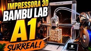 COMPREI A IMPRESSORA 3D Bambu Lab A1 AMS sem saber NADA de impressão 3D 😳