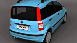 3D Model of Fiat Panda 2003 Review