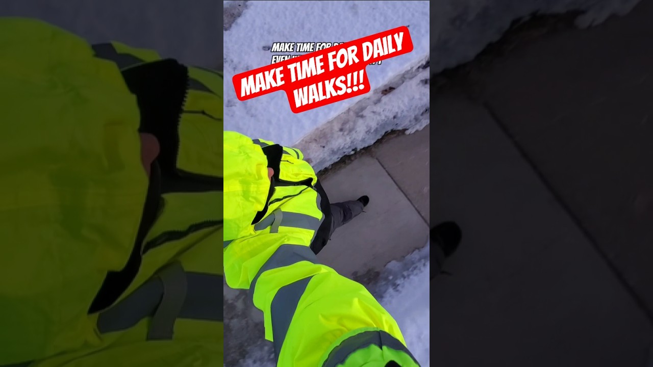 Make time for daily walks even when life is busy, plans change, or you&rsquo;re rushing to work. This is