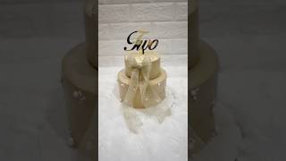 Easy cake decoration # bow cake # trending #viralshorts ||