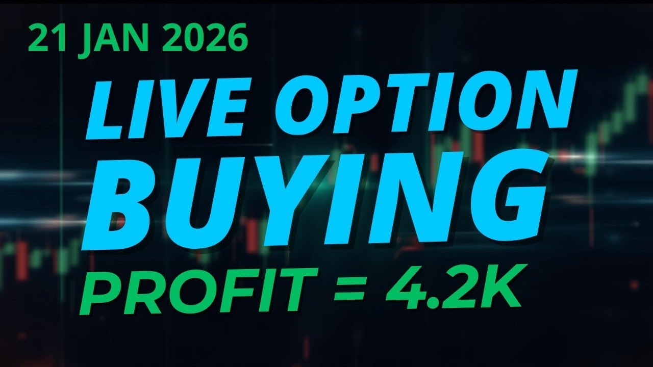 21 Jan 2026 | Option Buying Intraday Live Trade | Profit & Loss | BankNifty & Nifty | TraderRiskFree