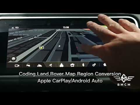 Coding Land Rover Map Region Conversion / Apple CarPlay / Android Auto