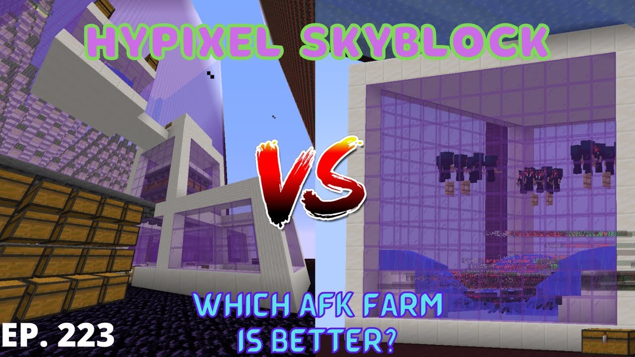Is The Mob Drop or Daedalus Axe AFK Method Better? I Hypixel Skyblock