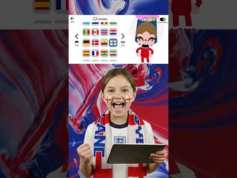 BOOP KIDS Football Cup 2026 Avatar Creator JUN 2026 ENGLAND 15  PORTRAIT