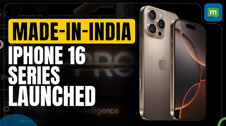 Made-in-India iPhone 16 Series Launched By Apple At Apple Event | English News | N18G