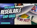 How to Make Resealable Chip and Candy Bags