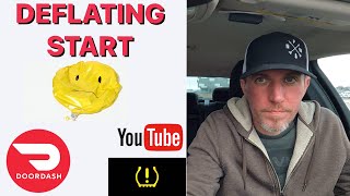 Deflating Start + Red Card Fixed - Ignore #Dasher Support #doordash #gigwork #ridealong #youtube