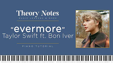 Taylor Swift - evermore ft. Bon Iver | Piano Tutorial