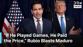 JUST IN: Marco Rubio Exposes Maduro’s Crimes and U.S. Operation in Venezuela | AC1B
