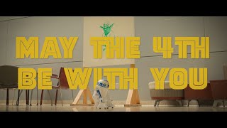 R2-D2 Lands at Lewis University for May the 4th