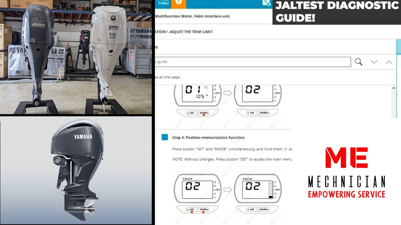 Yamaha YZ300 diagnostic tool - Demonstration with Jaltest