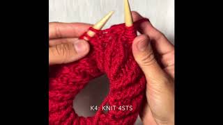 How to knit Diagonal Slip Stitch