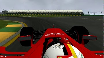 RFACTOR F1 WCP 2015 v0.8 onboard Sebastian Vettel at Melbourne