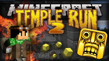 Minecraft: TEMPLE RUN! Upgrades, Challenges & MORE! | Minigame Map