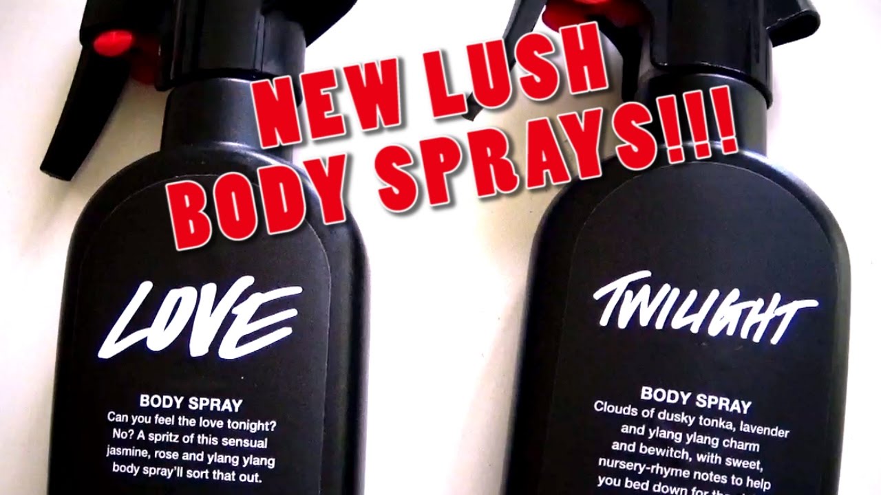 Lush Haul 💜 New Body Sprays YouTube