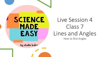 #4 Class 7 : Lines and Angles
