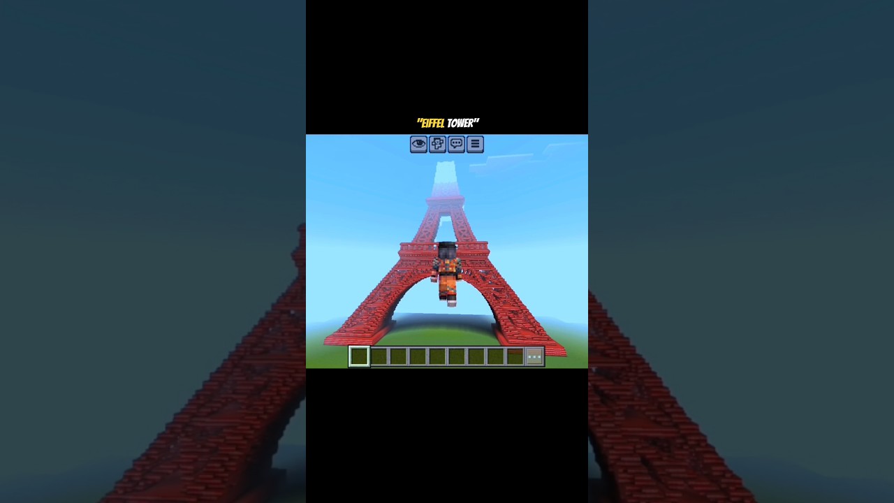 Dost Ke World Me Mila Secret Eiffel Tower 😱🔥 | Minecraft Shorts
