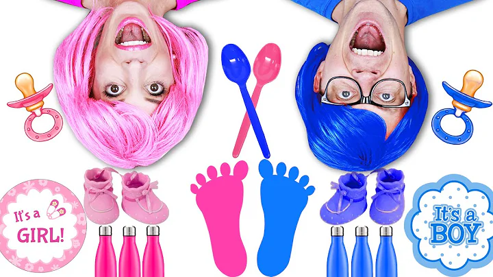 Pink Vs Blue Challenge - Matt and Rebecca