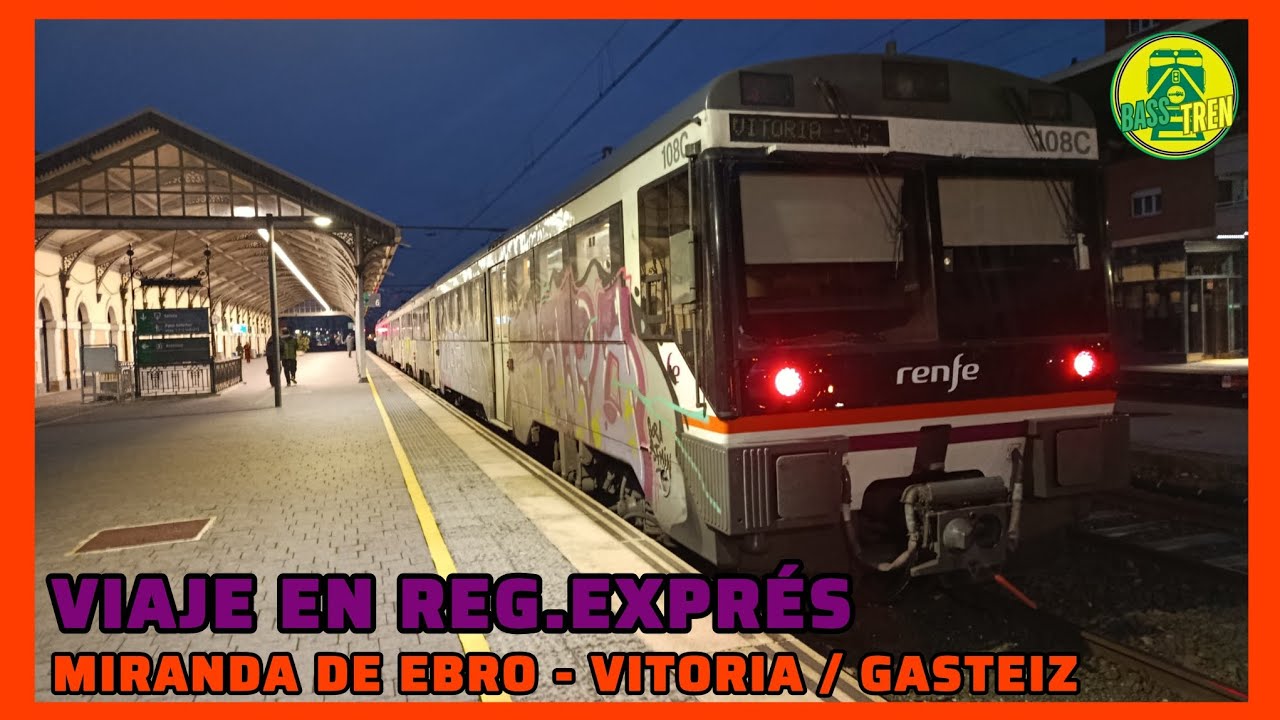 Viajamos en 470 de Miranda de Ebro a Vitoria Gasteiz / Renfe Reg. Exprés