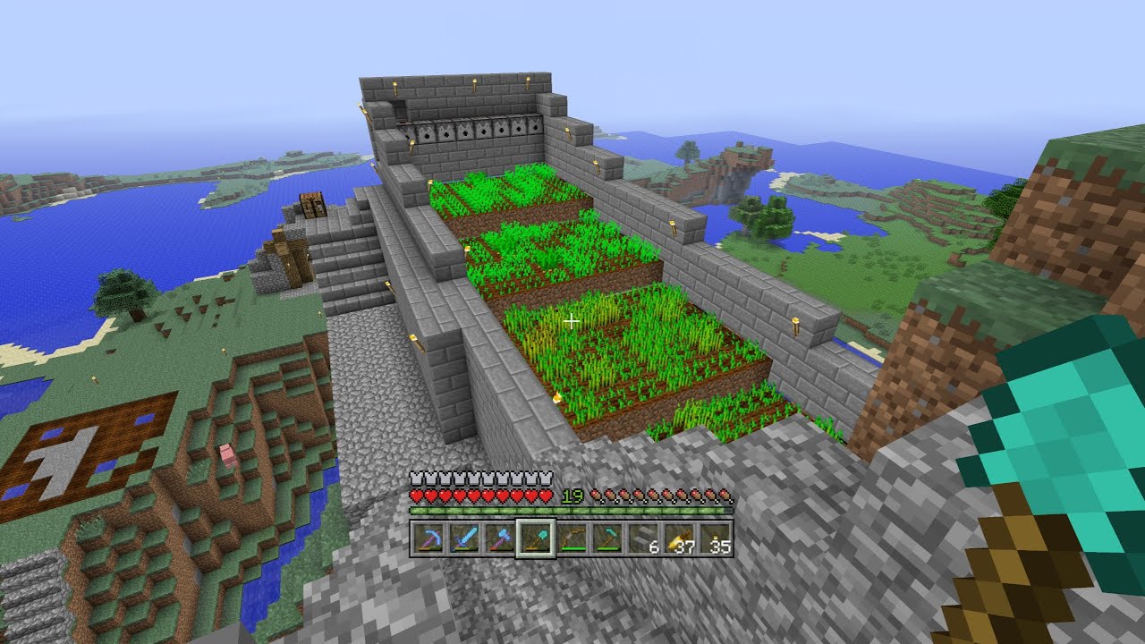 My Biggest Minecraft Build Yet: The Farm is Complete 🌄 - YouTube