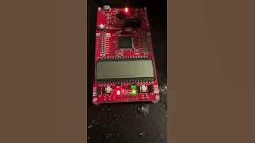 Flashing the red LED twice the green LED