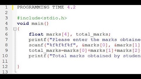 4.2 PROGRAMMING TIME | FOUR SUBJECTS MARKS | UNIT#4 | COMPUTER SCIENCE CLASS 10 | MGS WAZIRABAD